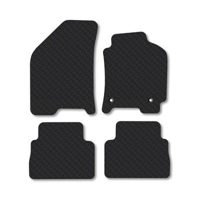 Car Mat Co Chevrolet Lacetti (2004-2011) 5mm Rubber Car Mats Heavy-Duty Tailored Fit from B&Q
