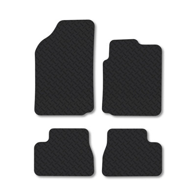 Car Mat Co Citroen C3 (2002-2010) 5mm Rubber Premium Car Mats Heavy-Duty Tailored Fit from B&Q