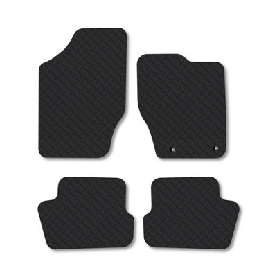 Car Mat Co Citroen C4 (2004-2010) 5mm Rubber Premium Car Mats Heavy-Duty Tailored Fit from B&Q