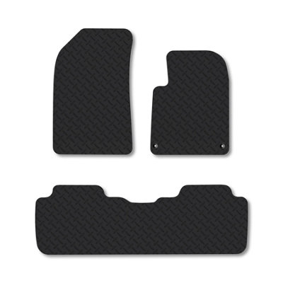 Car Mat Co Citroen C5 (2001-2008) 5mm Rubber Premium Car Mats Heavy-Duty Tailored Fit from B&Q