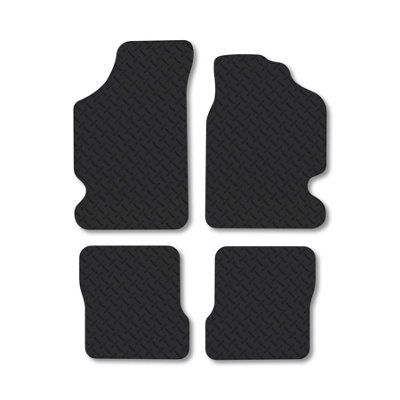 Car Mat Co Citroen Saxo (1996-2003) 5mm Rubber Premium Car Mats Heavy-Duty Tailored Fit from B&Q