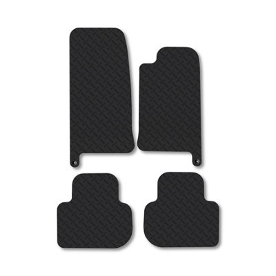 Car Mat Co Jaguar Xj (1994-2004) (Swb) 5mm Rubber Car Mats Heavy-Duty Tailored Fit from B&Q