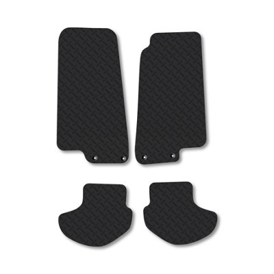 Car Mat Co Jaguar Xk8 (1996-2006) 5mm Rubber Premium Car Mats Heavy-Duty Tailored Fit from B&Q