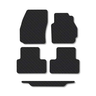 Car Mat Co Mazda 5 (2005-2010) 5mm Rubber Premium Car Mats Heavy-Duty Tailored Fit from B&Q