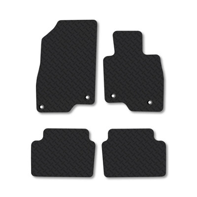 Car Mat Co Mazda 6 (2013+) (Estate) 5mm Rubber Premium Car Mats Heavy-Duty Tailored Fit from B&Q