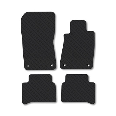 Car Mat Co Mercedes Cls (2005-2011) (C219) 5mm Rubber Car Mats Heavy-Duty Tailored Fit from B&Q