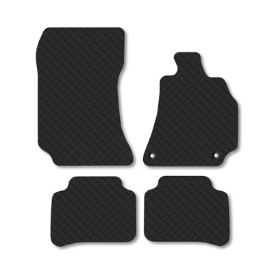 Car Mat Co Mercedes Cls (2011-2018) (C218) 5mm Rubber Car Mats Heavy-Duty Tailored Fit from B&Q