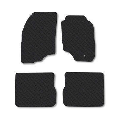 Car Mat Co Mitsubishi Outlander (2004-2007) 5mm Rubber Car Mats Heavy-Duty Tailored Fit from B&Q