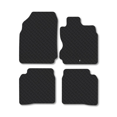 Car Mat Co Nissan Note (2006-2013) 5mm Rubber Premium Car Mats Heavy-Duty Tailored Fit from B&Q