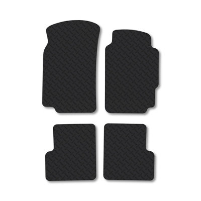 Car Mat Co Peugeot 406 (1996-2004) (Estate) 5mm Rubber Car Mats Heavy-Duty Tailored Fit from B&Q