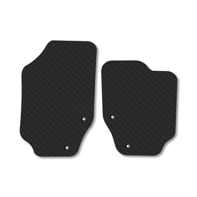 Car Mat Co Peugeot 307 Cc (2003-2008) 5mm Rubber Car Mats Heavy-Duty Tailored Fit from B&Q
