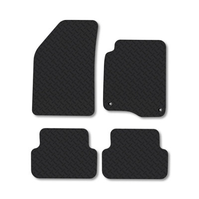 Car Mat Co Renault Laguna (2001-2007) 5mm Rubber Car Mats Heavy-Duty Tailored Fit from B&Q