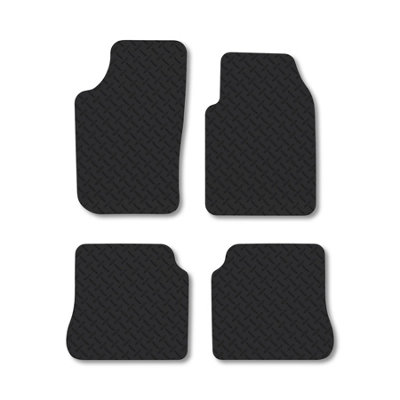 Car Mat Co Renault Megane (1995-2002) 5mm Rubber Car Mats Heavy-Duty Tailored Fit from B&Q