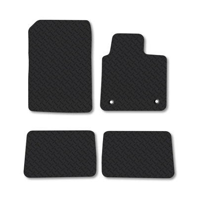 Car Mat Co Renault Twingo (2007-2014) 5mm Rubber Car Mats Heavy-Duty Tailored Fit from B&Q