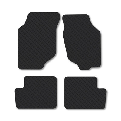 Car Mat Co Rover 25 (1999-2005) 5mm Rubber Premium Car Mats Heavy-Duty Tailored Fit from B&Q