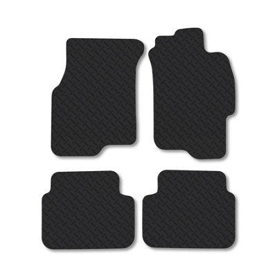 Car Mat Co Rover 45 (1999-2005) 5mm Rubber Premium Car Mats Heavy-Duty Tailored Fit from B&Q