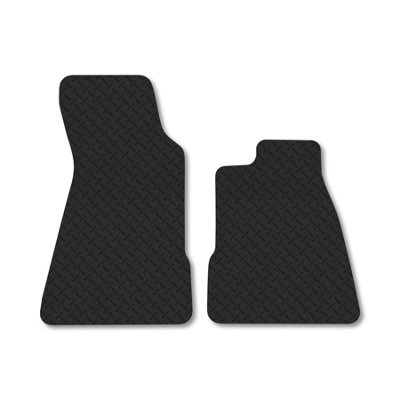 Car Mat Co Smart Roadster (2002-2007) 5mm Rubber Car Mats Heavy-Duty Tailored Fit from B&Q