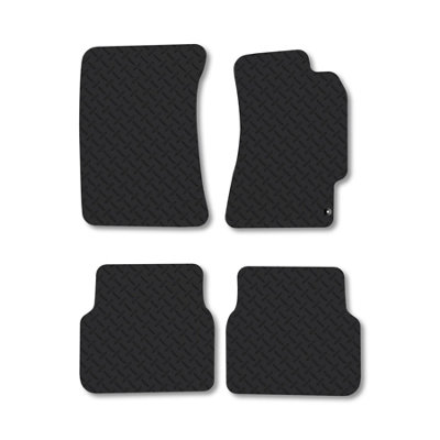 Car Mat Co Subaru Impreza (2001-2007) 5mm Rubber Car Mats Heavy-Duty Tailored Fit from B&Q