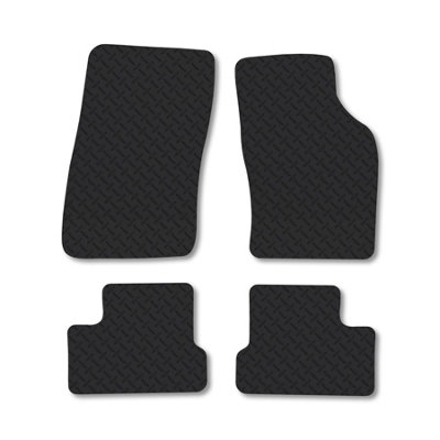 Car Mat Co Vauxhall Astra F (1991-1998) 5mm Rubber Car Mats Heavy-Duty Tailored Fit from B&Q