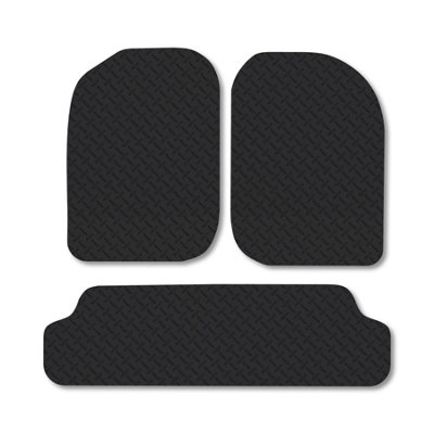 Car Mat Co Vauxhall Frontera (1991-1998) (Swb) Rubber Car Mats Heavy-Duty Tailored Fit from B&Q