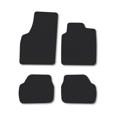Car Mat Co Vauxhall Meriva (2003-2005) 5mm Rubber Car Mats Heavy-Duty Tailored Fit from B&Q