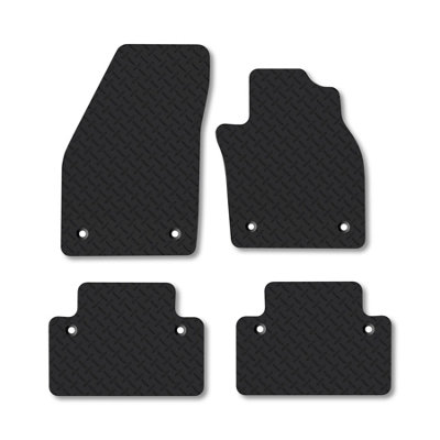 Car Mat Co Volvo C30 (2007-2013) (Auto) 5mm Rubber Car Mats Heavy-Duty Tailored Fit from B&Q
