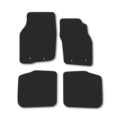 Car Mat Co Volvo S40 (1996-2004) 5mm Rubber Premium Car Mats Heavy-Duty Tailored Fit from B&Q