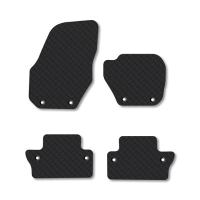 Car Mat Co Volvo S60 (2010-2018) (Auto) 5mm Rubber Car Mats Heavy-Duty Tailored Fit from B&Q