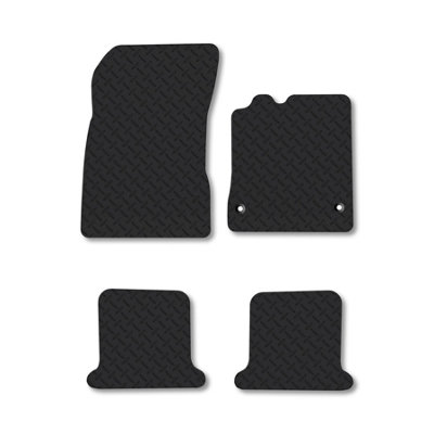 Car Mat Co Renault Megane Cc (2008-2016) 5mm Rubber Car Mats Heavy-Duty Tailored Fit from B&Q