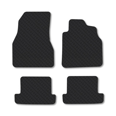 Car Mat Co Renault Megane Cc (2002-2008) 5mm Rubber Car Mats Heavy-Duty Tailored Fit from B&Q