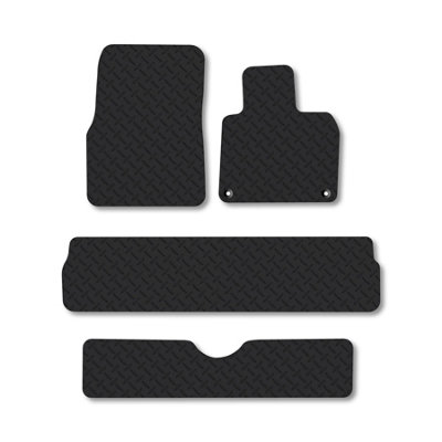 Car Mat Co Renault Espace (2003-2012) 5mm Rubber Car Mats Heavy-Duty Tailored Fit from B&Q