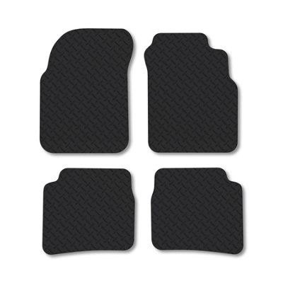 Car Mat Co Nissan Qx (1995-2003) 5mm Rubber Premium Car Mats Heavy-Duty Tailored Fit from B&Q