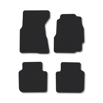 Car Mat Co Honda Cr-V (1997-2001) (Manual) 5mm Rubber Car Mats Heavy-Duty Tailored Fit from B&Q