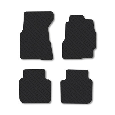 Car Mat Co Honda Cr-V (1997-2001) (Auto) 5mm Rubber Car Mats Heavy-Duty Tailored Fit from B&Q