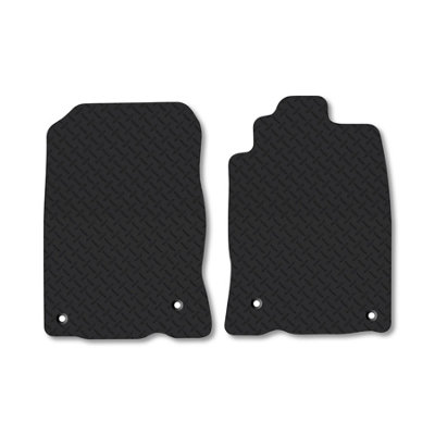 Car Mat Co Honda Cr-Z (2010-2016) 5mm Rubber Premium Car Mats Heavy-Duty Tailored Fit from B&Q