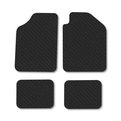 Car Mat Co Daihatsu Charade (2003-2007) 5mm Rubber Car Mats Heavy-Duty Tailored Fit from B&Q