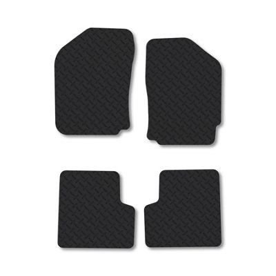 Car Mat Co Daihatsu Sirion (2005-2010) 5mm Rubber Car Mats Heavy-Duty Tailored Fit from B&Q