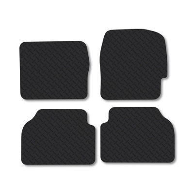 Car Mat Co Mazda Premecy (1999-2004) 5mm Rubber Premium Car Mats Heavy-Duty Tailored Fit from B&Q