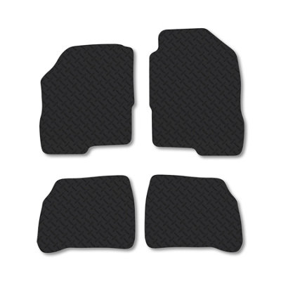 Car Mat Co Mitsubishi Carisma (1999-2004) 5mm Rubber Car Mats Heavy-Duty Tailored Fit from B&Q