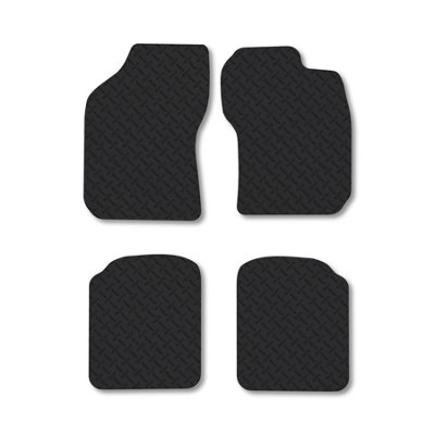 Car Mat Co Fiat Bravo (1995-2002) 5mm Rubber Premium Car Mats Heavy-Duty Tailored Fit from B&Q
