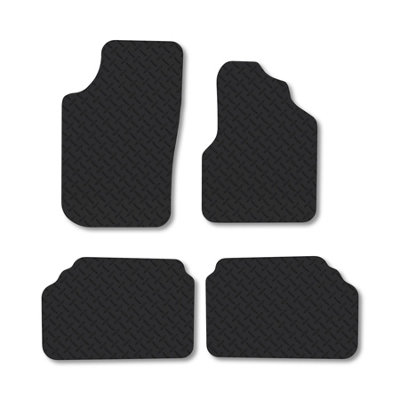 Car Mat Co Renault Scenic (1999-2006) 5mm Rubber Car Mats Heavy-Duty Tailored Fit from B&Q