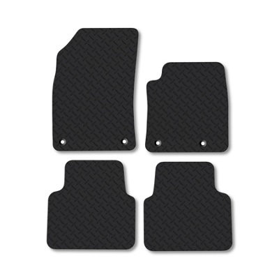 Car Mat Co Citroen C3 Aircross (2017+) 5mm Rubber Car Mats Heavy-Duty Tailored Fit from B&Q