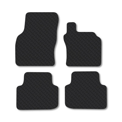 Car Mat Co Vw Passat (2014-2023) 5mm Rubber Premium Car Mats Heavy-Duty Tailored Fit from B&Q