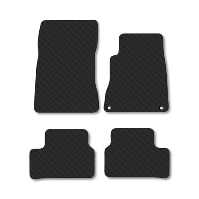 B&Q -  Mercedes A-Class (2018+) 5mm Rubber Premium Car Mats Heavy-Duty Tailored Fit