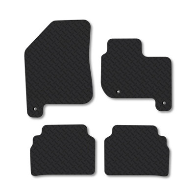 Car Mat Co Kia Soul (2016-2019)  Ev 5mm Rubber Premium Car Mats Heavy-Duty Tailored Fit from B&Q