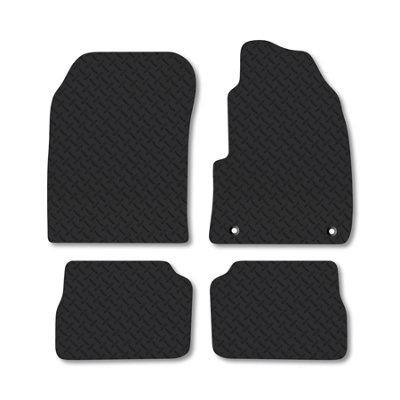 Car Mat Co Vauxhall Corsa-E (2020+) 5mm Rubber Premium Car Mats Heavy-Duty Tailored Fit from B&Q