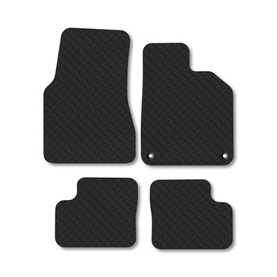 Car Mat Co Renault Twingo (2014+) 5mm Rubber Premium Car Mats Heavy-Duty Tailored Fit from B&Q