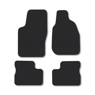 Car Mat Co Vauxhall Calibra (1989-1997) 5mm Rubber Car Mats Heavy-Duty Tailored Fit from B&Q