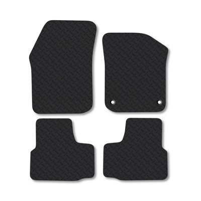 B&Q -  Vw Up (2012+) 5mm Rubber Car Mats Heavy-Duty Tailored Fit Waterproof Durable