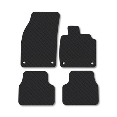 Car Mat Co Vw Id.3 (2019+) 5mm Rubber Car Mats Heavy-Duty Tailored Fit Waterproof Durable from B&Q